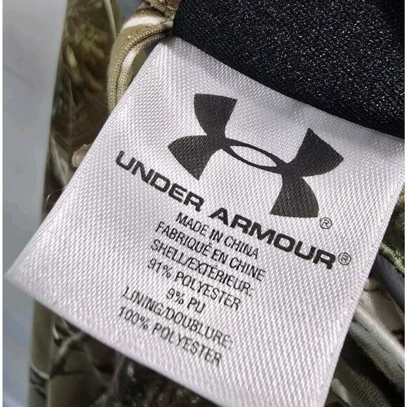 Under Armour Pants Mens XL Camo Woodland Zip Off Pull On AP HD Hunting - Picture 11 of 13